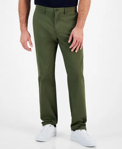 Tommy Hilfiger Mens Stretch Cotton Chino Pants In Green