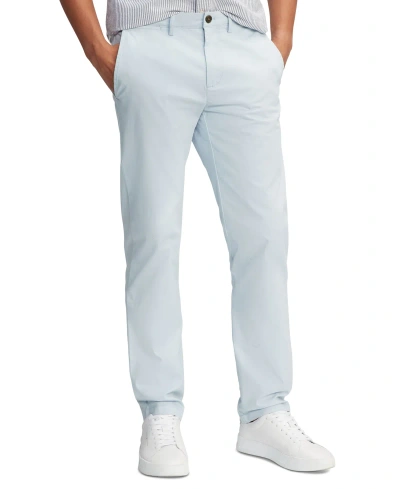 Tommy Hilfiger Men's Straight-fit Denton Flex Chino Pants In Breezy Blue