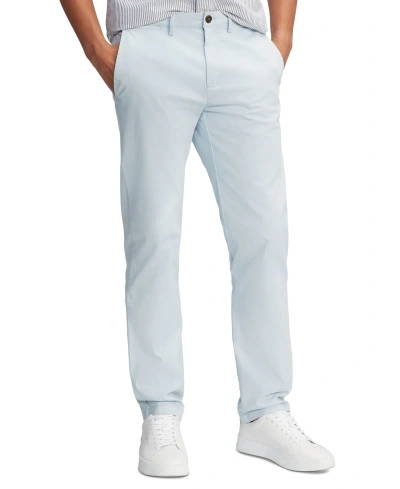 Tommy Hilfiger Men's Th Flex Stretch Regular-fit Chino Pant In Breezy Blue