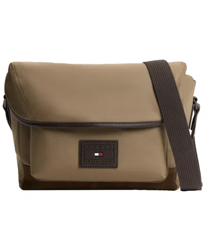 Tommy Hilfiger Men's Strap Heritage Satchel Bag In Brown