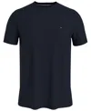 Tommy Hilfiger Stretch Slim Fit T-shirt In Sky Captain