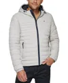 Tommy Hilfiger Quilted Zip Jacket In Ice