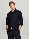 Tommy Hilfiger Stretch Regular Fit Poplin Shirt In Blue