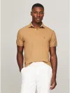 Tommy Hilfiger Men's Stretch Regular Fit Tommy Polo In Brown