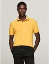 Tommy Hilfiger Stretch Regular Fit Tommy Polo In Yellow