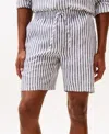 Tommy Hilfiger Men's Stripe Linen Shorts In Multi