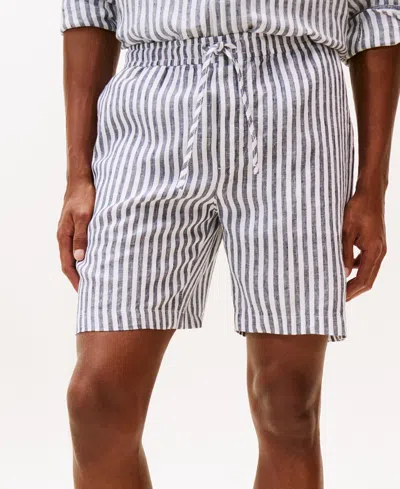 Tommy Hilfiger Men's Stripe Linen Shorts In Multi