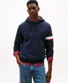 Tommy Hilfiger Flex Fleece Hoodie In Blue