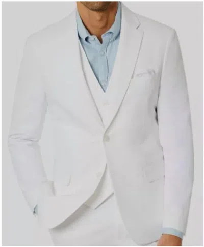 Tommy Hilfiger Men's Suit Jacket In White In Gray