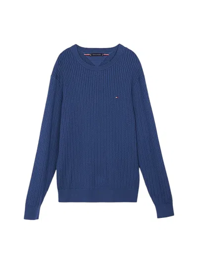 Tommy Hilfiger Men's Sweater  Mw0mw37400 Dbz In Green