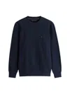 Tommy Hilfiger Dark Blue Long-sleeved Shirt With Logo