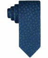 Tommy Hilfiger Men's Tate Floral Tie In Navy Green In Blue