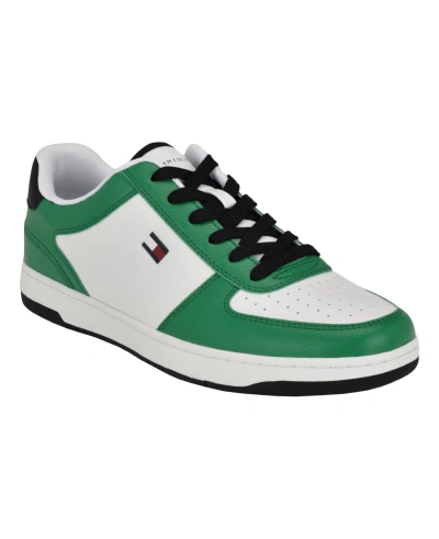 Tommy Hilfiger Men's Tathan Lace-up Casual Sneakers In Green Multi