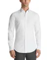 Tommy Hilfiger Men's Tech Athletic Fit Dress Shirt In White