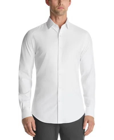 Tommy Hilfiger Men's Tech Athletic Fit Dress Shirt In White