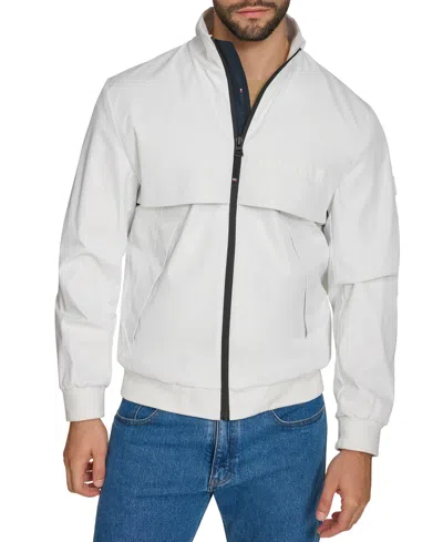Tommy Hilfiger Men's Tech Bomber Jacket In White