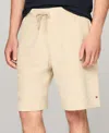 Tommy Hilfiger Men's Terry Drawstring Shorts In Ivory Petal 214 110
