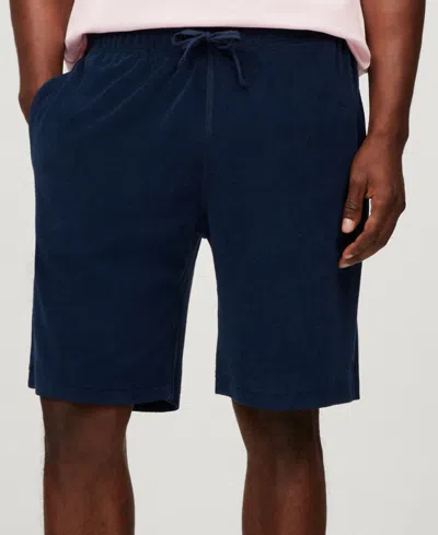 Tommy Hilfiger Men's Terry Drawstring Shorts In Night Sky 1716266
