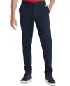 Tommy Hilfiger Man Pants Midnight Blue Size 30w-30l Cotton, Linen, Elastane