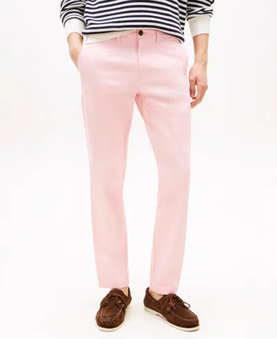 Tommy Hilfiger Men's Th Flex Stretch Slim-fit Chino Pants In Pink Shade