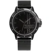 Tommy Hilfiger Men's Tide Black Dial Watch In Black