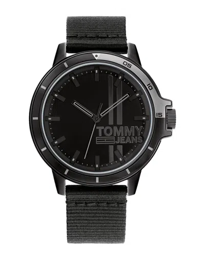Tommy Hilfiger Tide 46mm Watch In Black