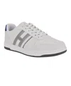 Tommy Hilfiger Men's Tilyas Stitch Detailed Sneakers In White,silver,blue