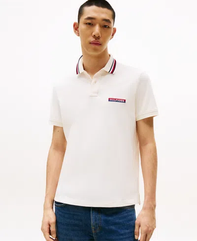 TOMMY HILFIGER MEN'S TIPPED REGULAR FIT POLO SHIRT