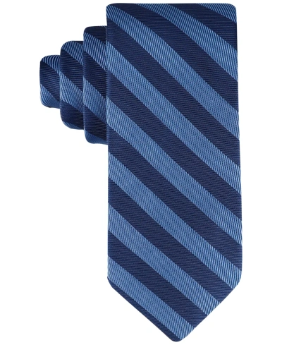 Tommy Hilfiger Men's Toby Stripe Tie In Blue