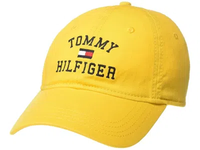 Tommy Hilfiger Men's Tommy Baseball Cap Traditional Hats Golden Glow, Cotton In Yellow