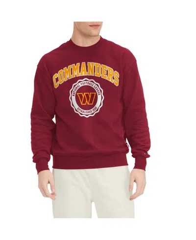 Tommy Hilfiger Men's  Burgundy Washington Commanders Ronald Crew Sweatshirt