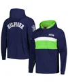 Tommy Hilfiger Men's  College Navy Seattle Seahawks Morgan Long Sleeve Hoodie T-shirt In Navy