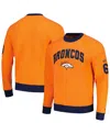 Tommy Hilfiger Men's  Orange Denver Broncos Reese Raglan Tri-blend Pullover Sweatshirt In Orange