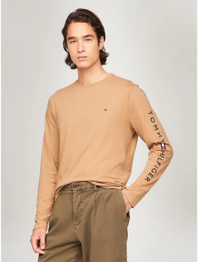 Tommy Hilfiger Men's Tommy Logo Long-sleeve T-shirt In Multi