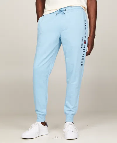 Tommy Hilfiger Men's Tommy Logo Sweatpants In Sleepy Blu