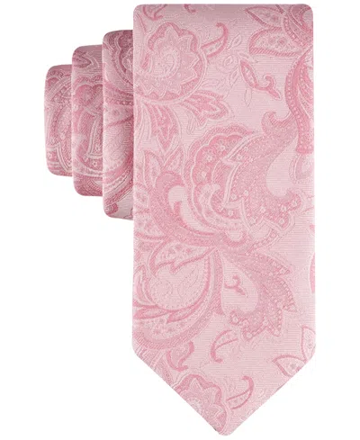 Tommy Hilfiger Men's Tonal Paisley Tie In Pink