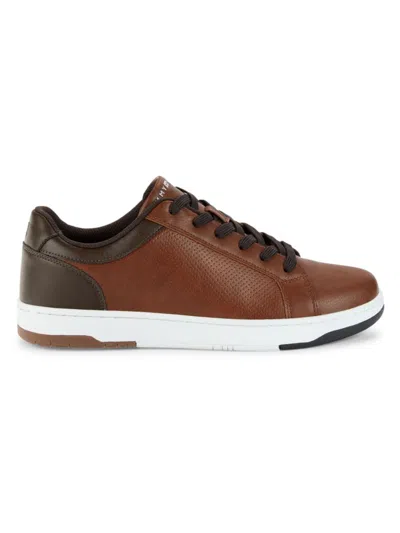 Tommy Hilfiger Men's Tone On Tone Sneakers In Brown