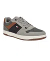 Tommy Hilfiger Men's Trane Fashion Lace Up Sneakers In Grey Multi