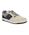 Tommy Hilfiger Men's Trane Fashion Lace Up Sneakers In Light Grey,cream Multi