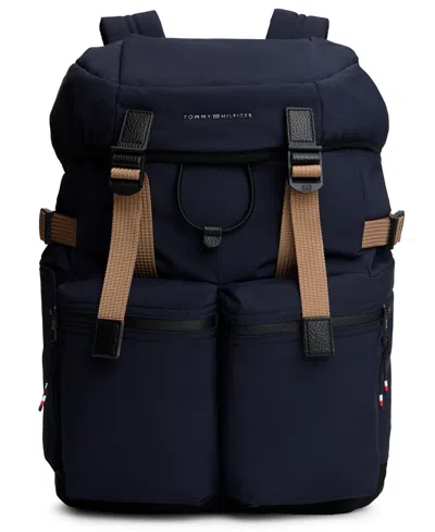 TOMMY HILFIGER MEN'S TRAVEL FLAP BACKPACK