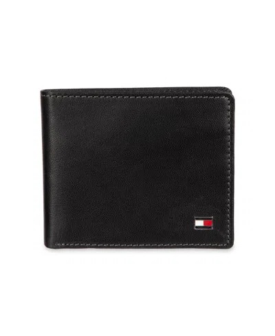 Tommy Hilfiger Men's Trifold Rfid Wallet In Black