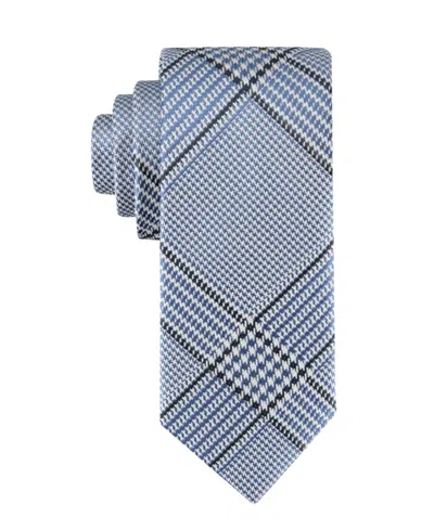 Tommy Hilfiger Men's Tucker Plaid Pattern Tie In Blue