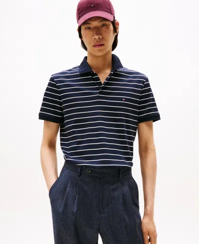 TOMMY HILFIGER MEN'S REGULAR-FIT ULTRA SOFT LIQUID COTTON POLO SHIRTS