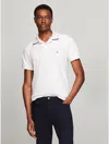 Tommy Hilfiger Regular Fit Monotype Interlock Polo In White