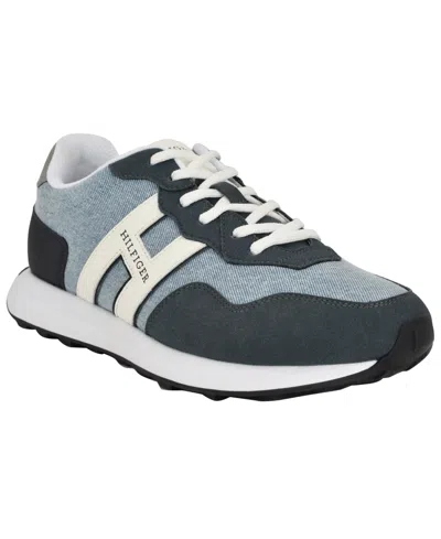 Tommy Hilfiger Men's Vanlon Lace Up Jogger Sneakers In Dark Gray