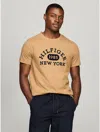 Tommy Hilfiger Varsity Monotype Logo T In Brown