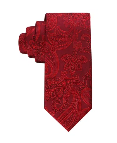 Tommy Hilfiger Men's Victoria Paisley Tie In Red