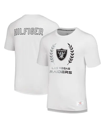 Tommy Hilfiger Men's White Las Vegas Raiders Miles T-shirt