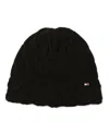 Tommy Hilfiger Men's Wide Cable Cuff Hat In Black