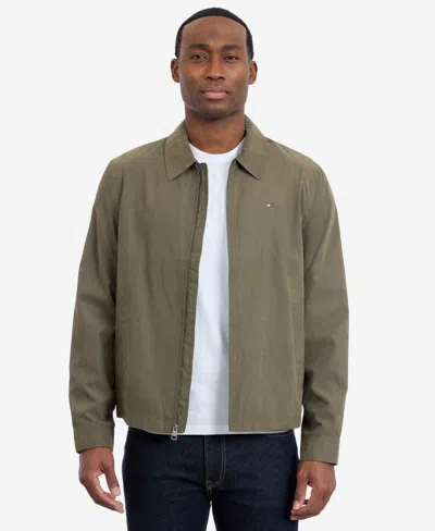 TOMMY HILFIGER MEN'S WIND RESISTANT GOLF LONG-SLEEVE JACKET